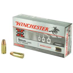 Hand Gun Ammunition WIN SPRX WINCLEAN 9MM 147GR 50/500 image 1