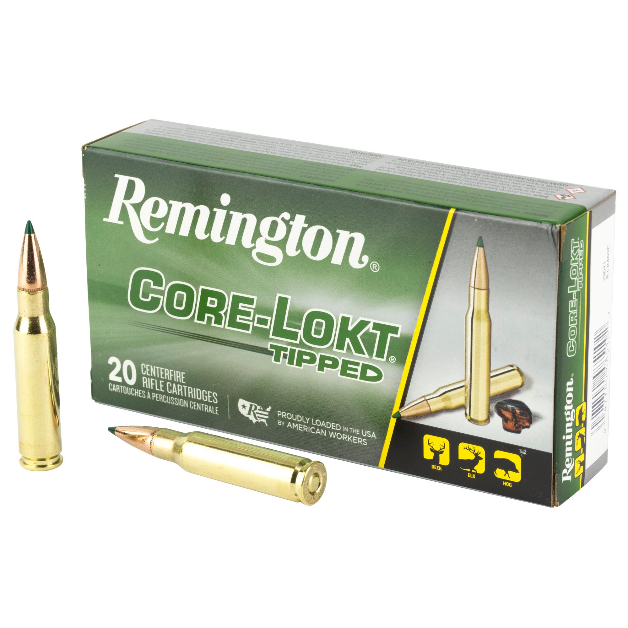 Rifle Ammunition REM 308 WIN 180GR CLOK TIPPED 20/200 image 1