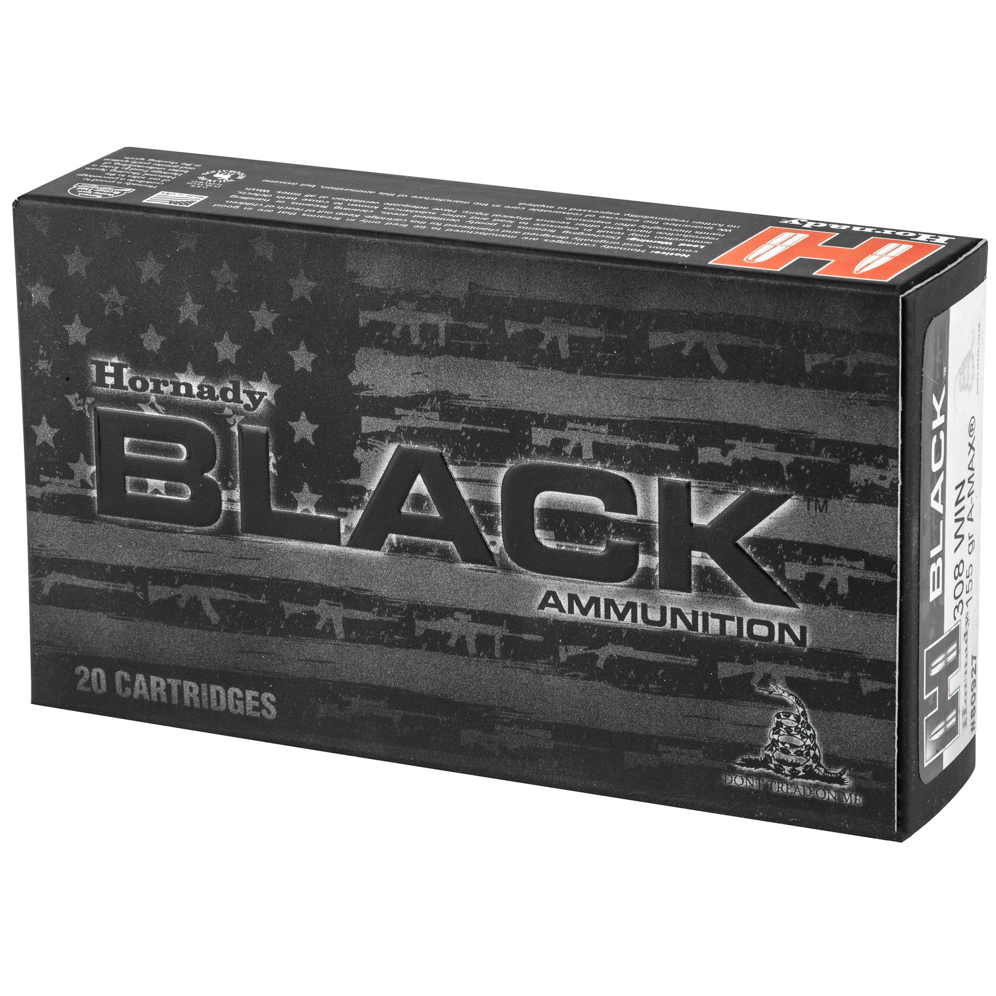 Rifle Ammunition HRNDY BLACK 308WIN 155GR AMAX 20/200 image 3