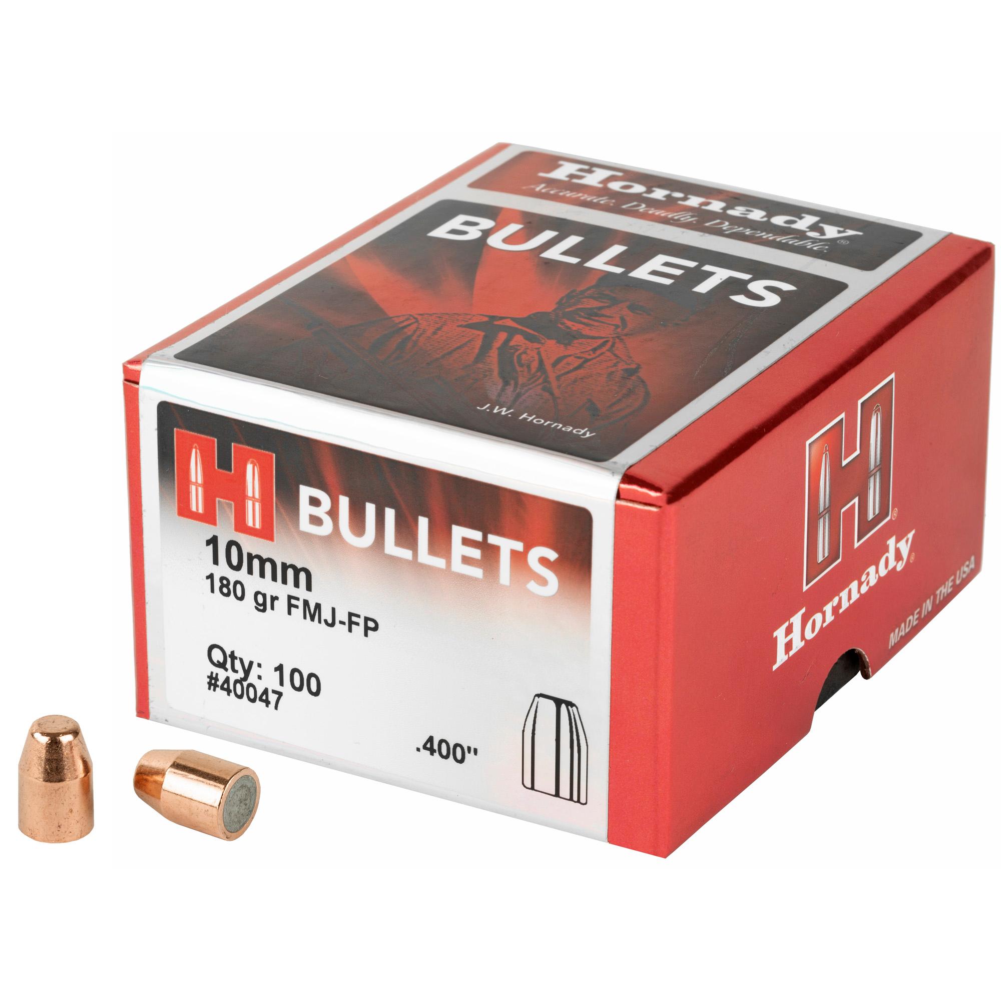 Bullets HRNDY FMJ-FP 10MM .400 180GR 100CT image 1