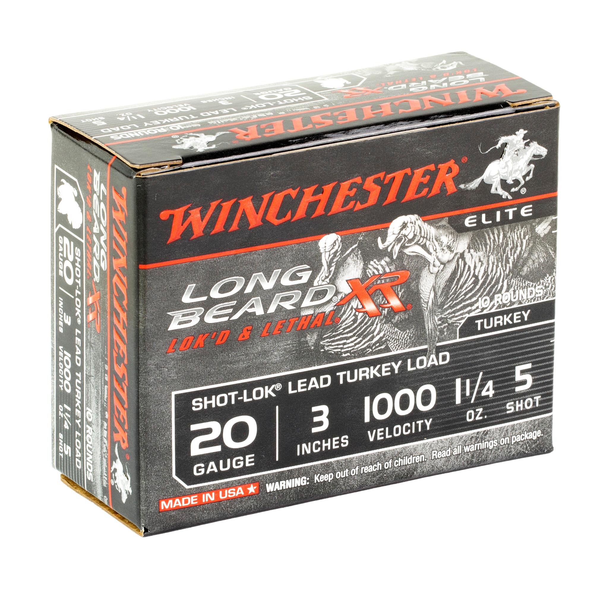 Shot Shell Ammunition WIN LB XR TRKY 20GA 3" #5 1.25OZ 10 image 2