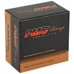 Hand Gun Ammunition PMC BRNZ 44SPL 180GR JHP 25/500 image 2