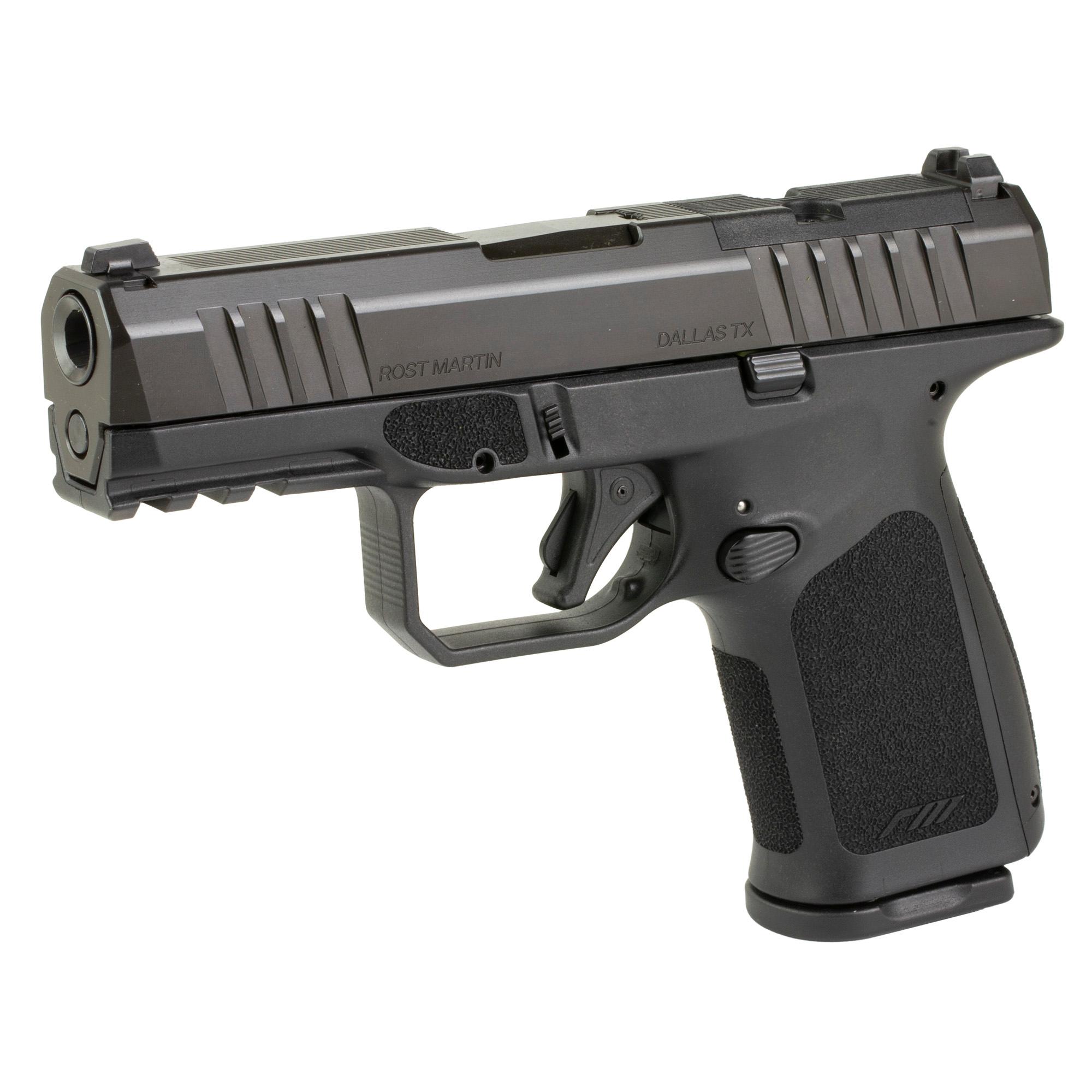 Handguns ROST MARTIN RM1C OR 9MM 4" 17RD BLK image 3