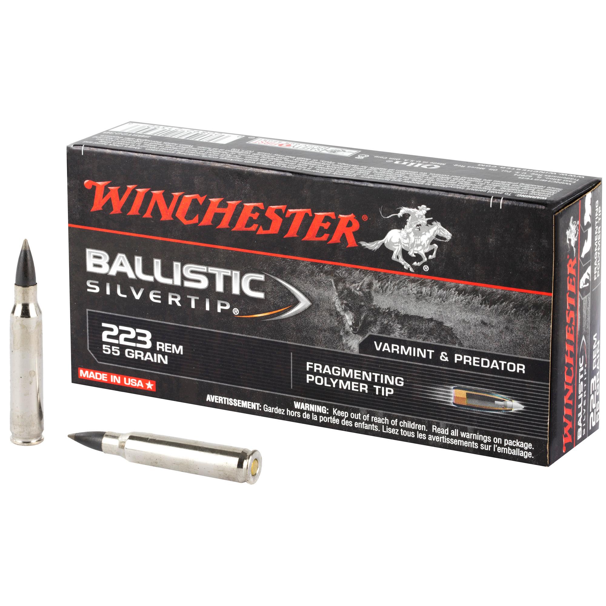 Rifle Ammunition WIN BLSTC TIP 223REM 55GR 20/200 image 1