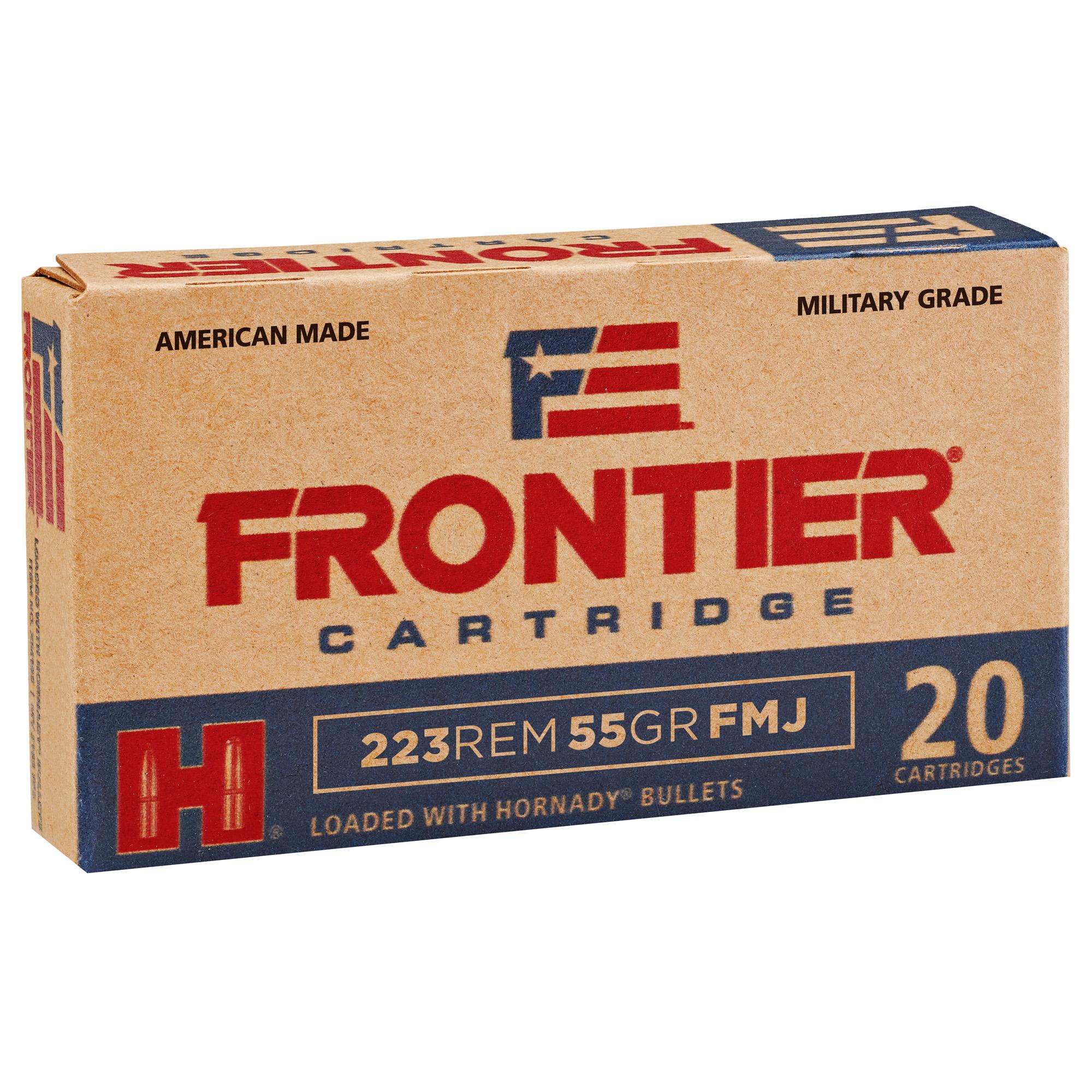 Rifle Ammunition FRONTIER 223REM 55GR FMJ 20/500 image 2