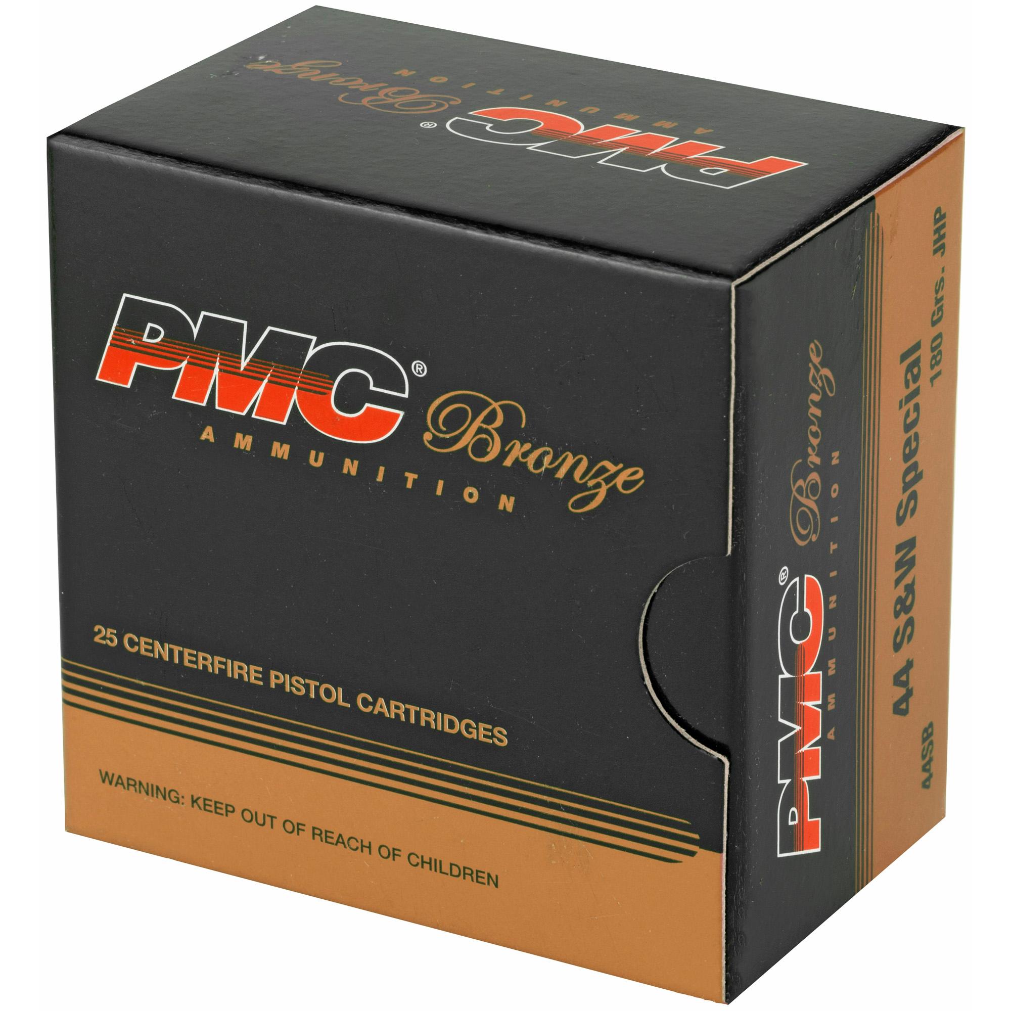 Hand Gun Ammunition PMC BRNZ 44SPL 180GR JHP 25/500 image 3