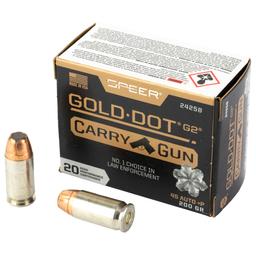 Hand Gun Ammunition SPR GLD DT CARRY GUN 45AUTO +P 200GR image 1