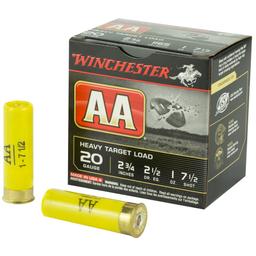 Shot Shell Ammunition WIN AA TRGT 20GA 2.75" #7.5 25/250 image 1