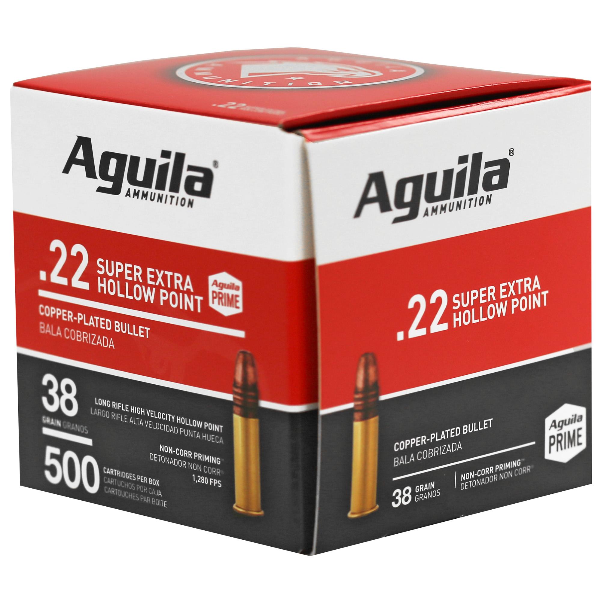 Rimfire Ammunition AGUILA 22LR HV HP 38 GR 500 PACK image 2