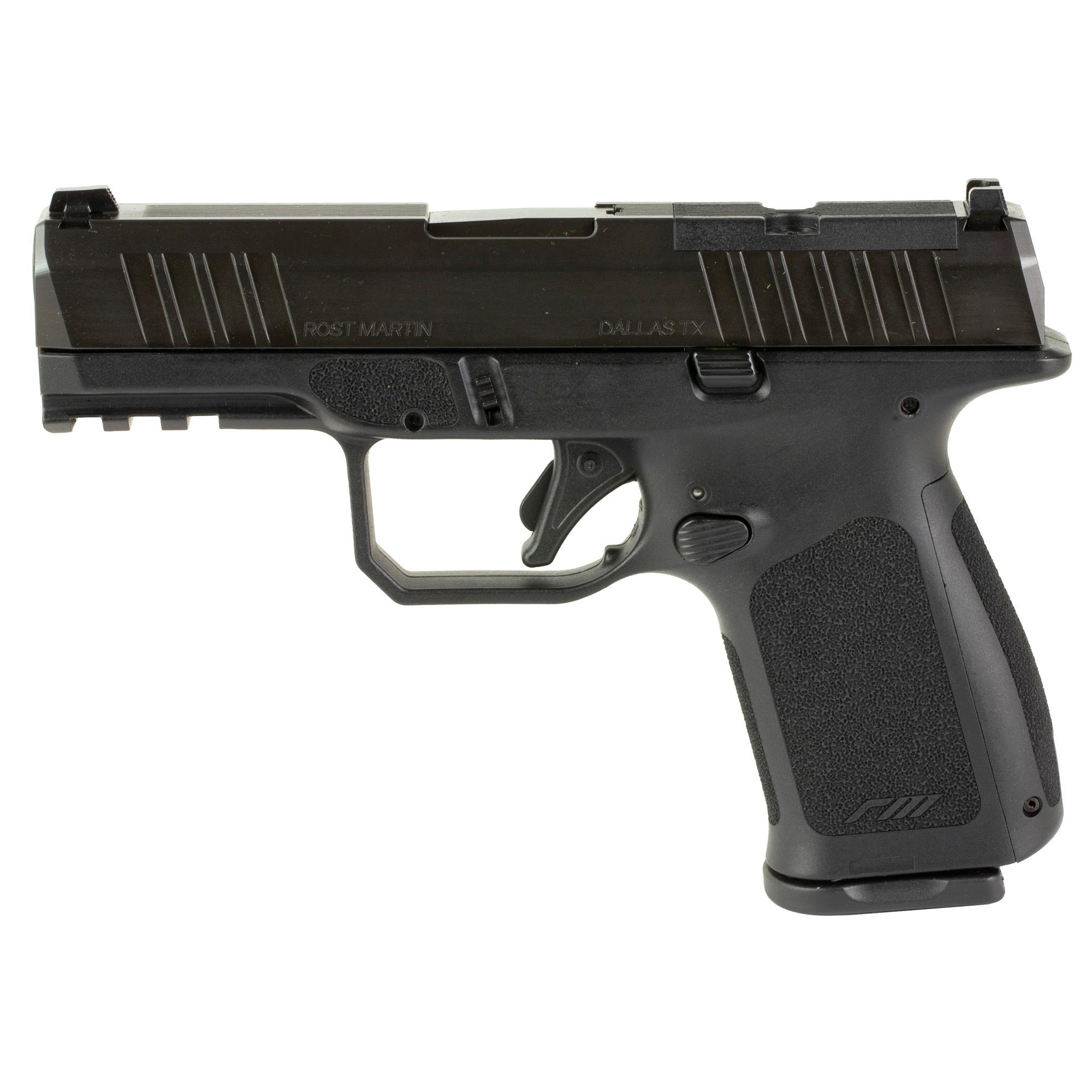 Handguns ROST MARTIN RM1C OR 9MM 4" 17RD BLK image 1