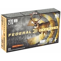 Rifle Ammunition FED PRM 270WIN 150GR NP 20/200 image 2