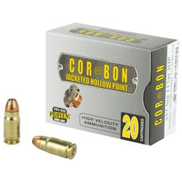 Hand Gun Ammunition CORBON 357SIG 115GR JHP 20/500 image 1