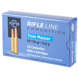 Rifle Ammunition PPU 7MM MAUSER SP 139GR 20/200 image 3