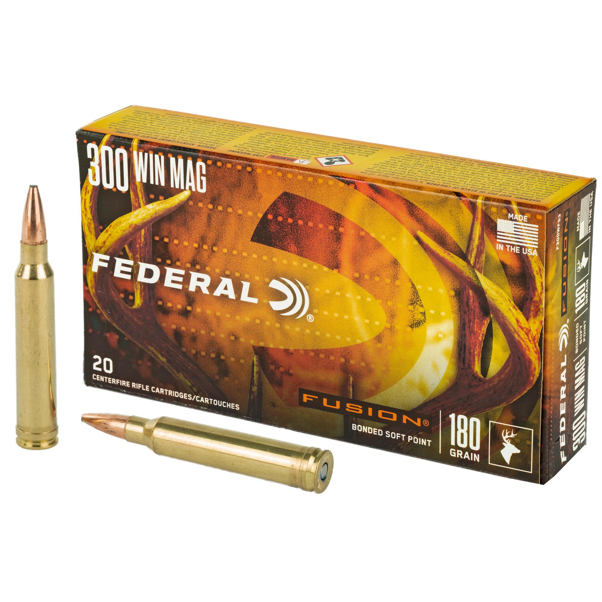 Rifle Ammunition FUSION 300WIN 180GR 20/200 image 1