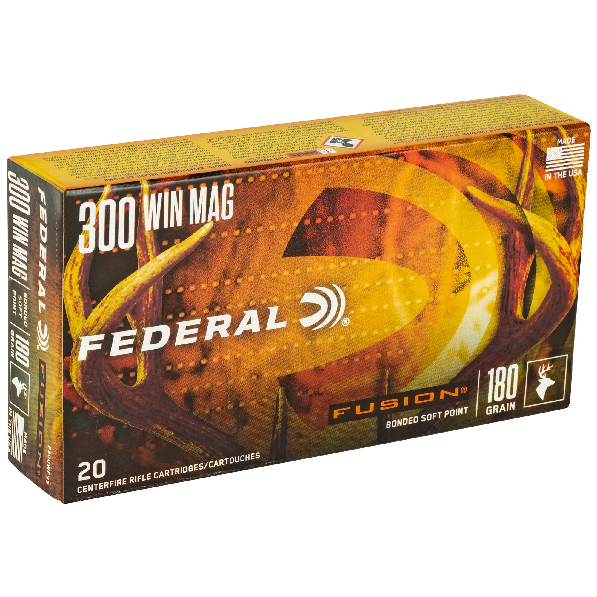 Rifle Ammunition FUSION 300WIN 180GR 20/200 image 2