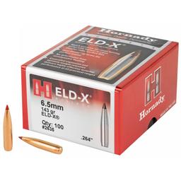 Bullets HRNDY ELD-X 6.5MM .264 143 GR 100CT image 1