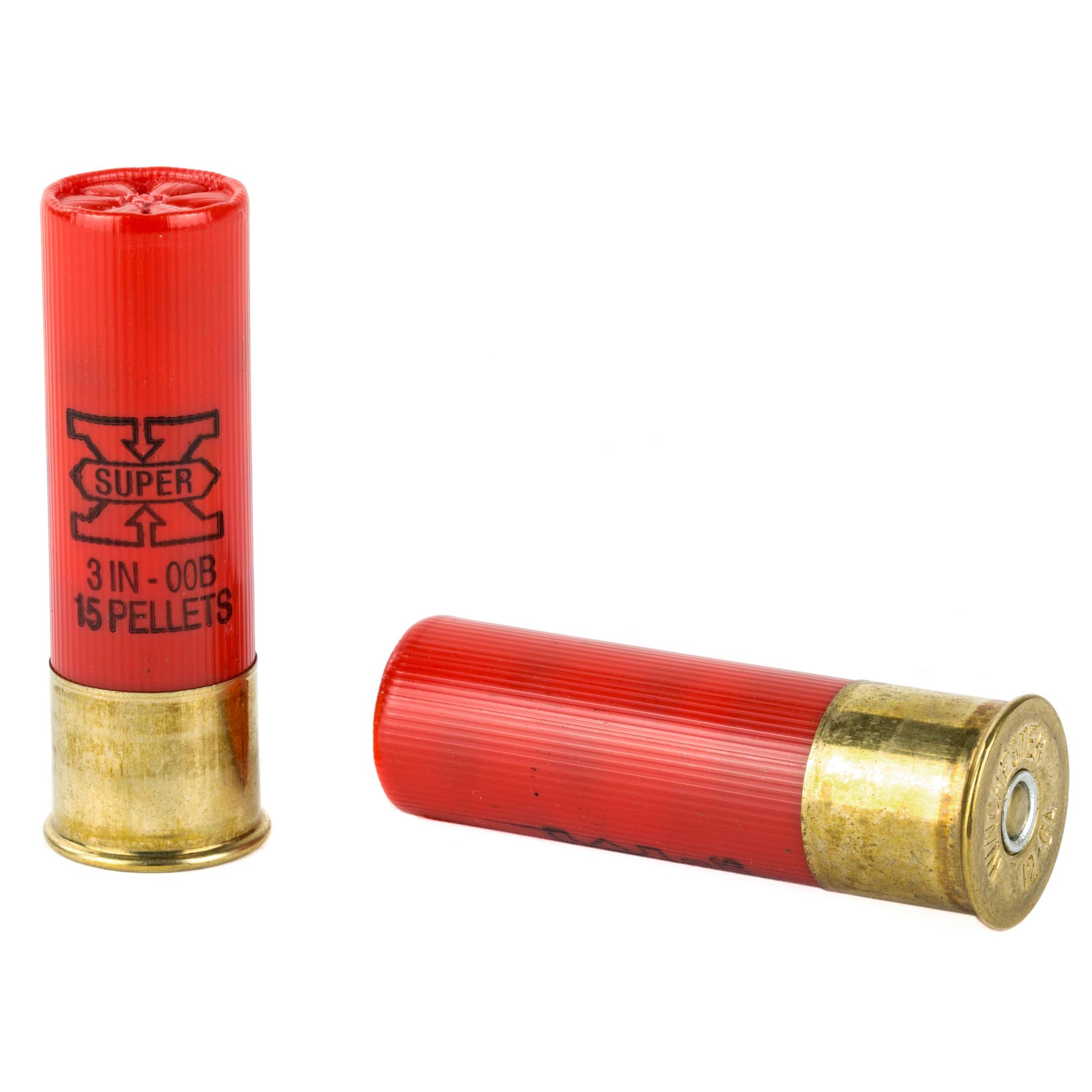 Shot Shell Ammunition WIN SUPERX 12GA 3" 00BK 15P 5/250 image 4