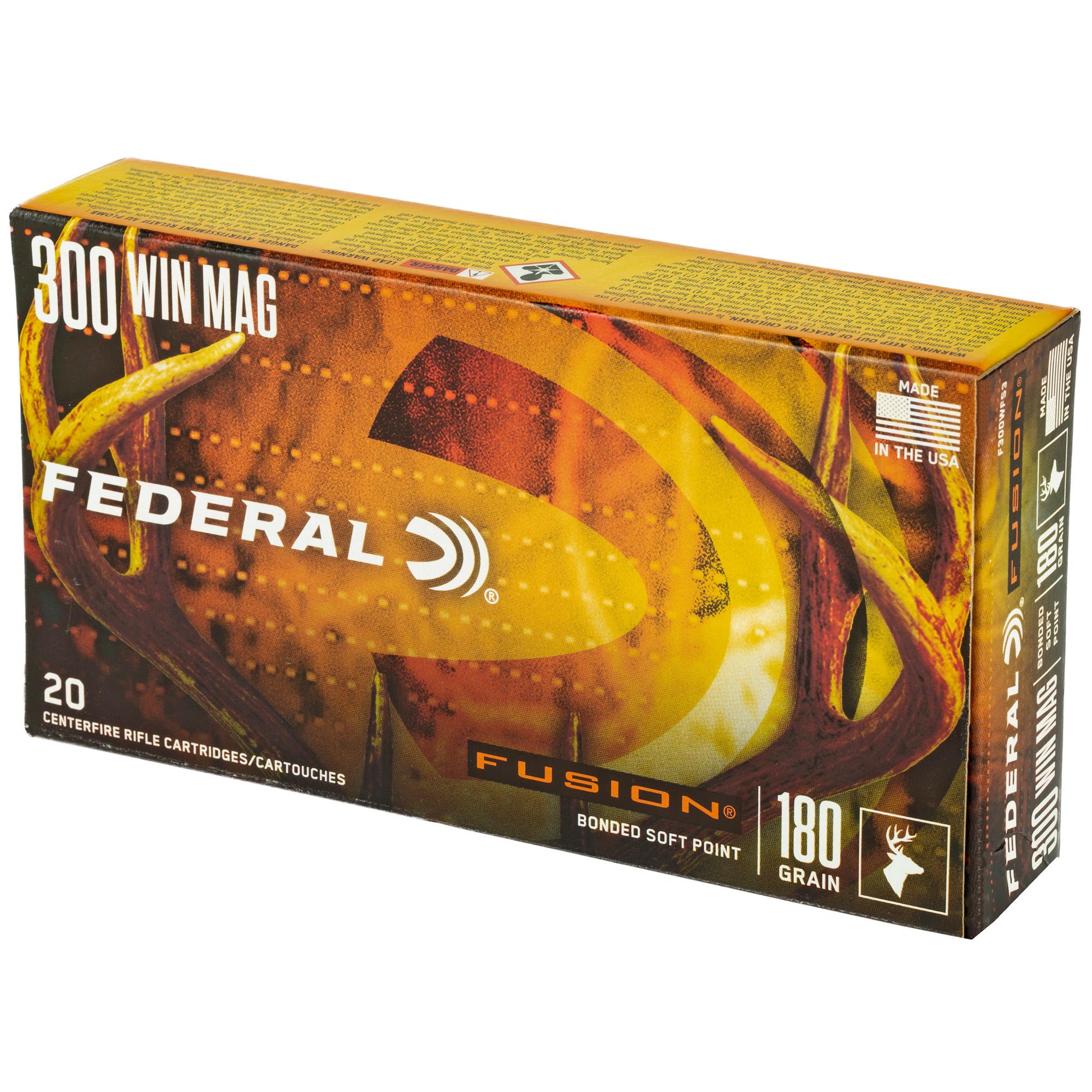 Rifle Ammunition FUSION 300WIN 180GR 20/200 image 3