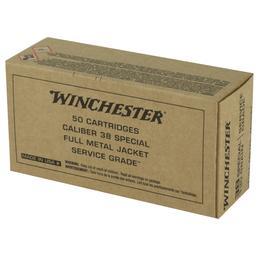 Hand Gun Ammunition WIN SERVICE GRADE 38SPL 130GR 50/500 image 3