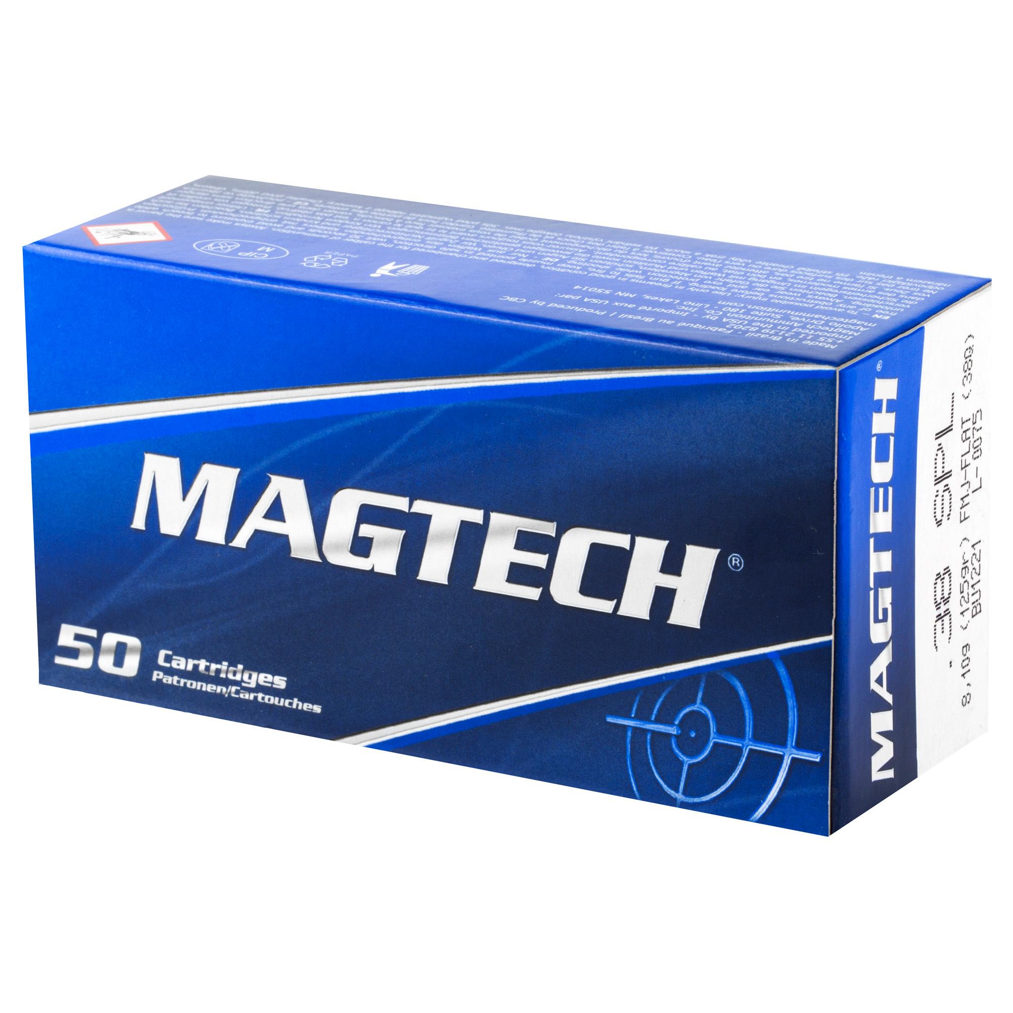 Hand Gun Ammunition MAGTECH 38SPL 125 FMJ FLAT 50/1000 image 3