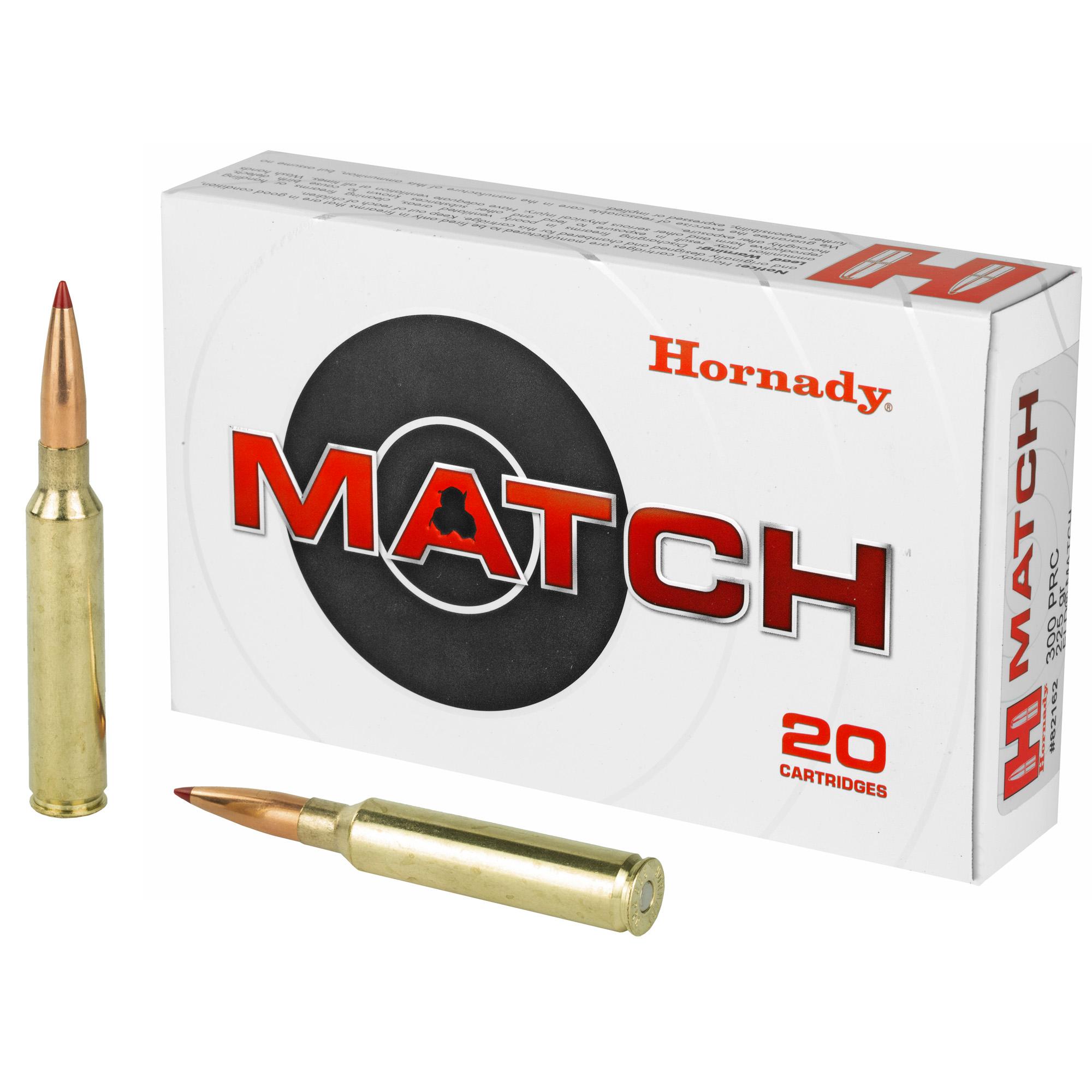 Rifle Ammunition HRNDY MTCH 300PRC 225GR ELD-M 20/200 image 1