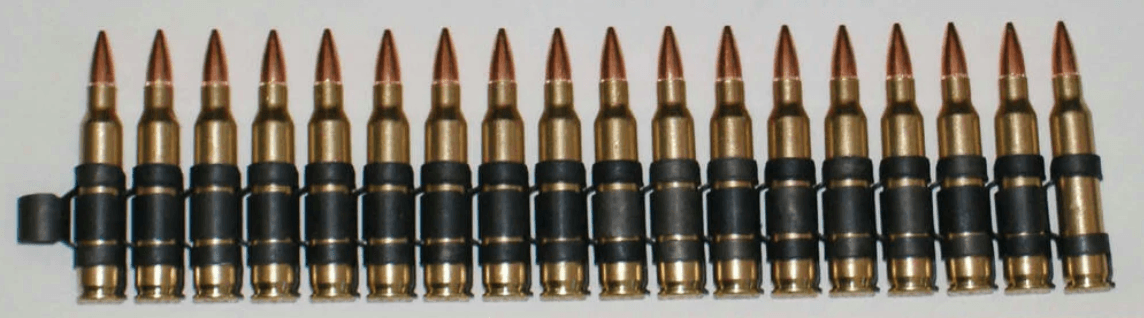 Linked Ammunition Linked .223 Remington 55gr FMJ For M249 image 1