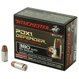 Hand Gun Ammunition WIN DEFENDER 380ACP 95GR JHP 20/200 image 1