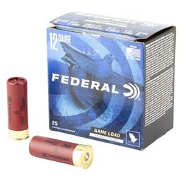 Shot Shell Ammunition FED GAME LOAD 12GA 2.75" #8 25/250 image 1