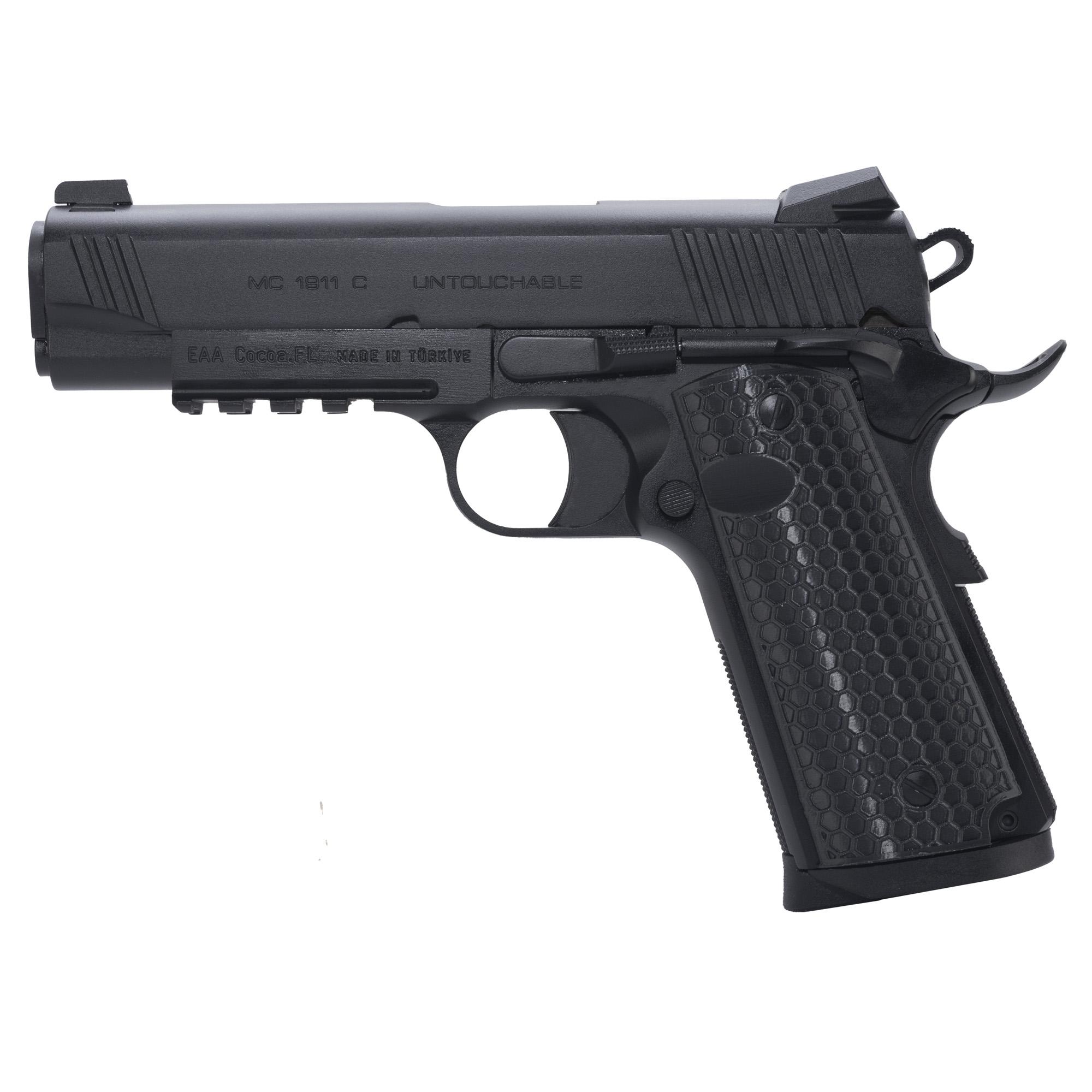 Handguns GIRSAN MC1911C 9MM 4.4" 9RD BLACK image 1