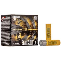 Shot Shell Ammunition FED BLK CLOUD 20GA 3" #3 25/250 image 1