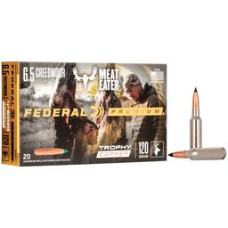 Rifle Ammunition FED PRM 6.5CRD 120GR TRPHY CPPR 20RD image 1