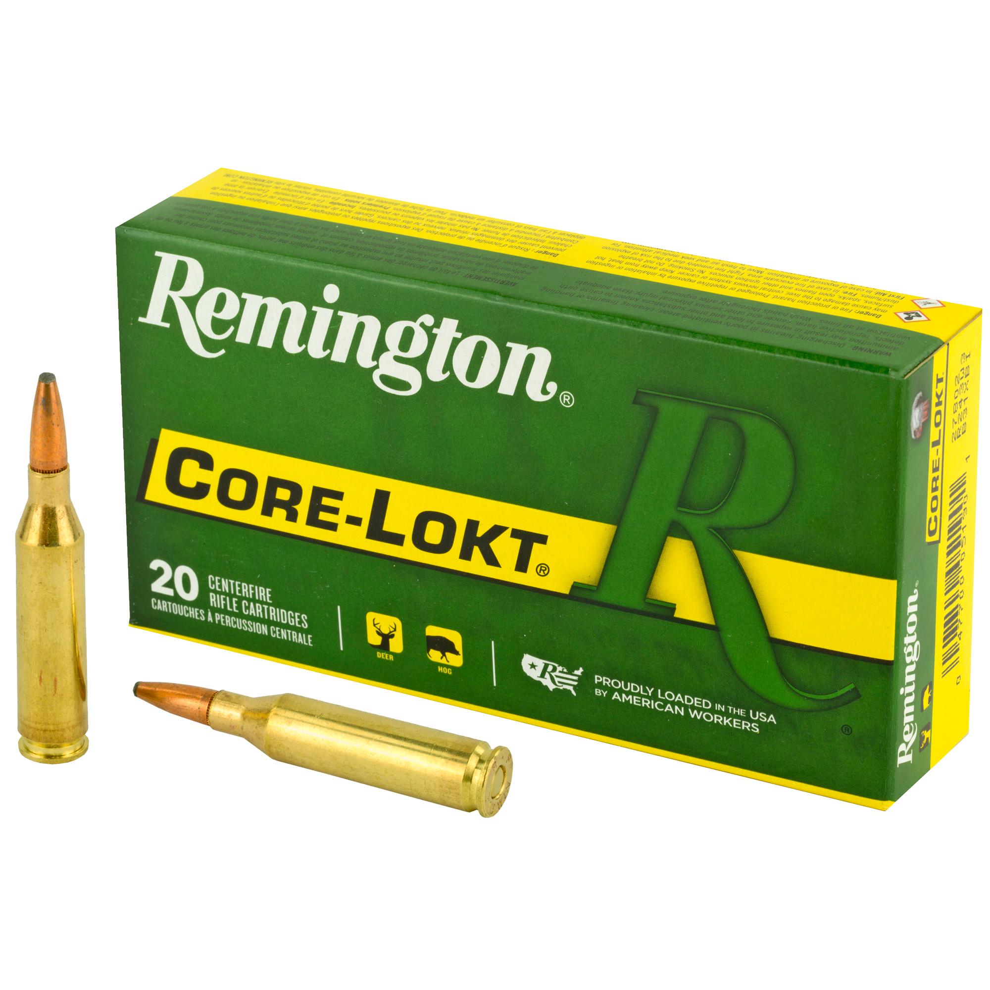 Rifle Ammunition REM 243WIN 100GR PSP CL 20/200 image 1