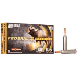 Rifle Ammunition FED PRM 7MMREM 160GR NP 20/200 image 1