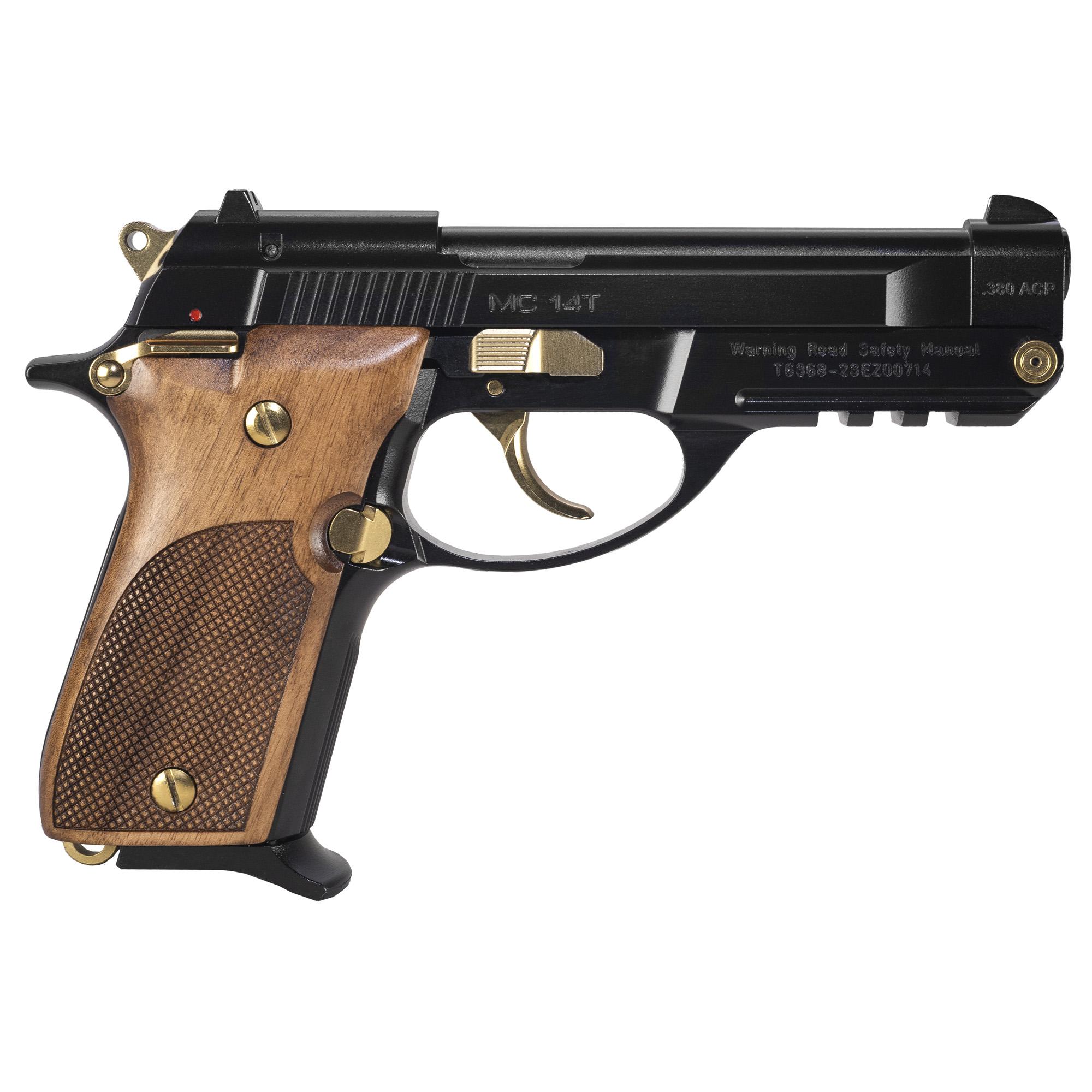 Handguns GIRSAN MC14T 380ACP 4.5" 13R BLK/GLD image 2