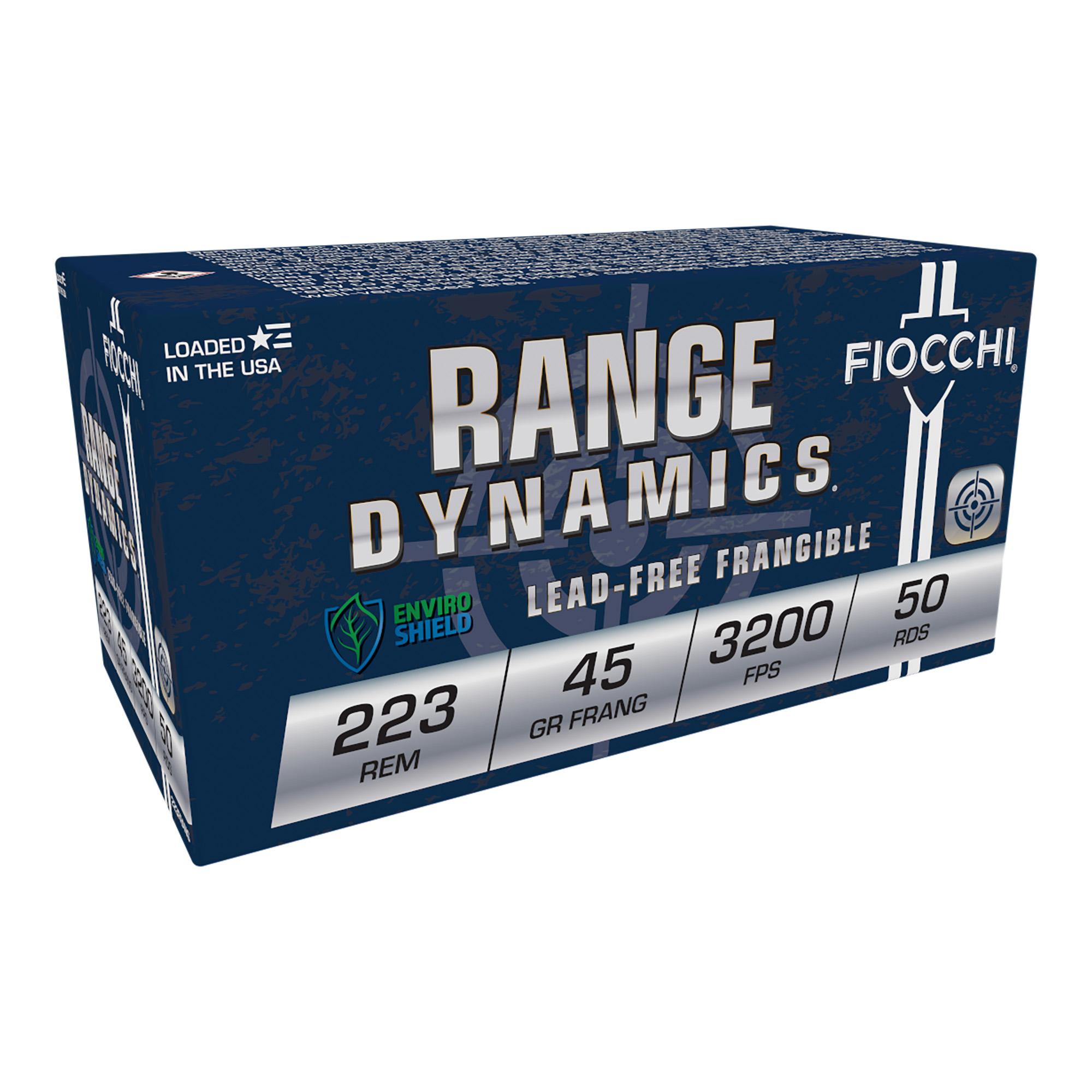 Rifle Ammunition FIOCCHI 223REM 45GR FRANG 50/1000 image 1