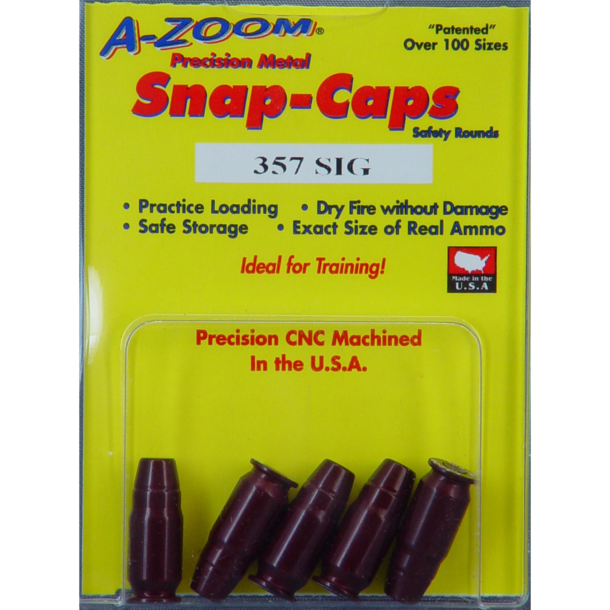 Gun Cleaning AZOOM SNAP CAPS 357SIG 5/PK image 1