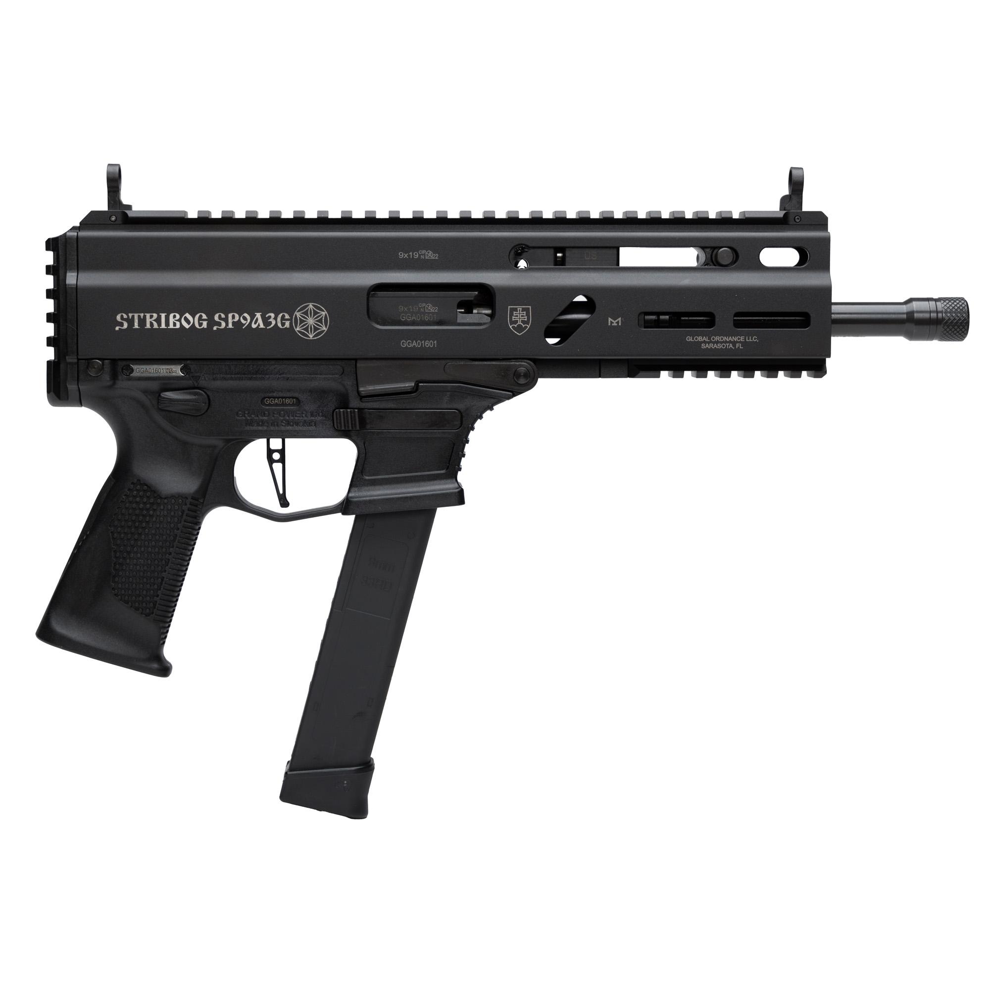 Handguns GPWR STRIBOG SP9A3G 9MM 8" 33RD BLK image 2