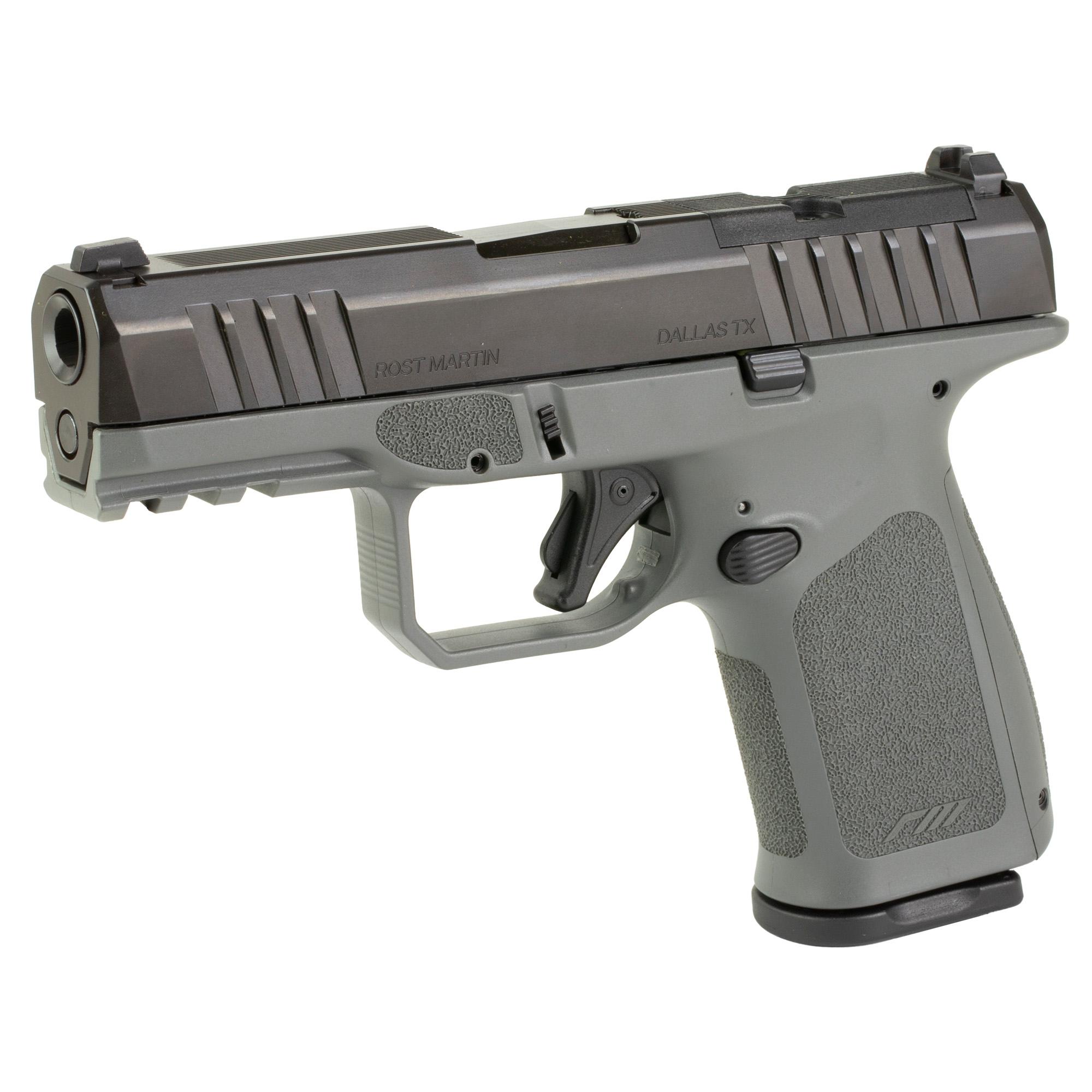 Handguns ROST MARTIN RM1C OR 9MM 4" 17RD GRY image 3