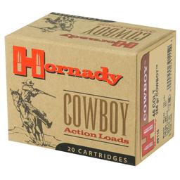 Hand Gun Ammunition HRNDY CWBY 45LC LFN 255GR 20/200 image 3