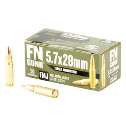Hand Gun Ammunition FN GUNR SS201 5.7X28MM 40GR 50/500 image 1