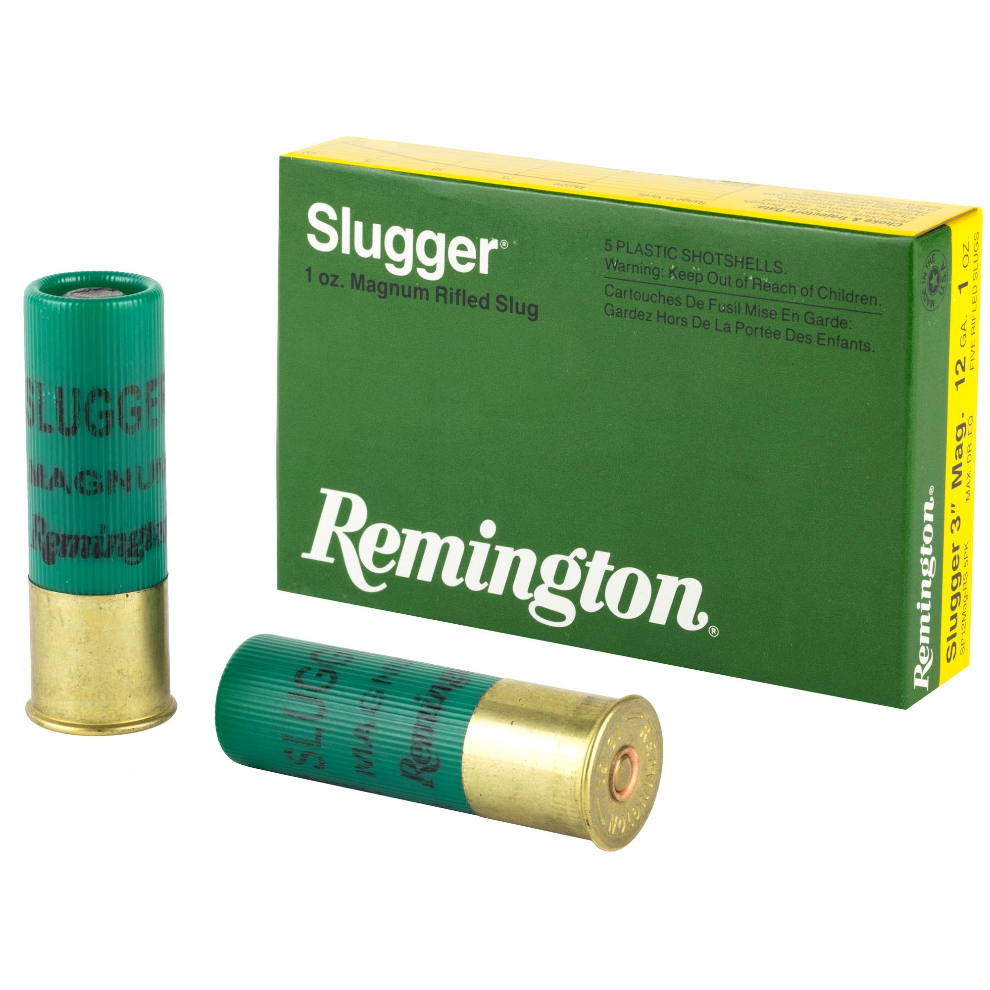 Shot Shell Ammunition REM SLGR 12GA 3" MAX RFL SLG 5/250 image 1