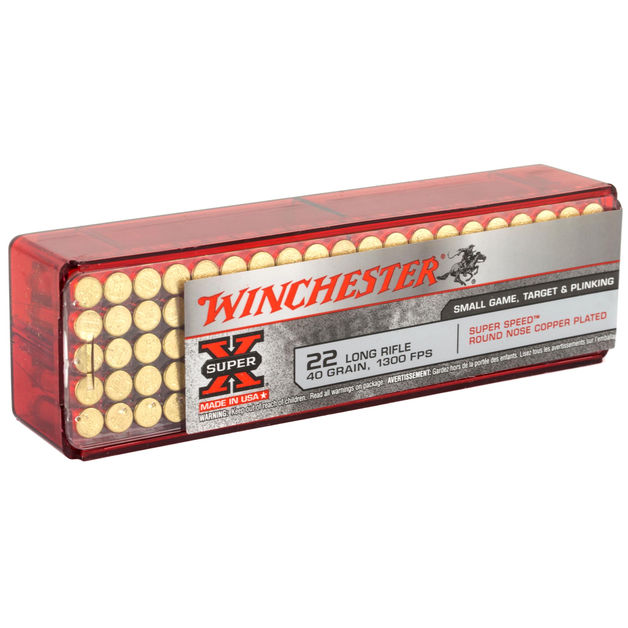 Rimfire Ammunition WIN SPRX 22LR SS 40GR PRN 100/2000 image 2