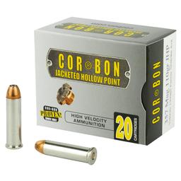 Hand Gun Ammunition CORBON 357MAG 110GR JHP 20/500 image 1