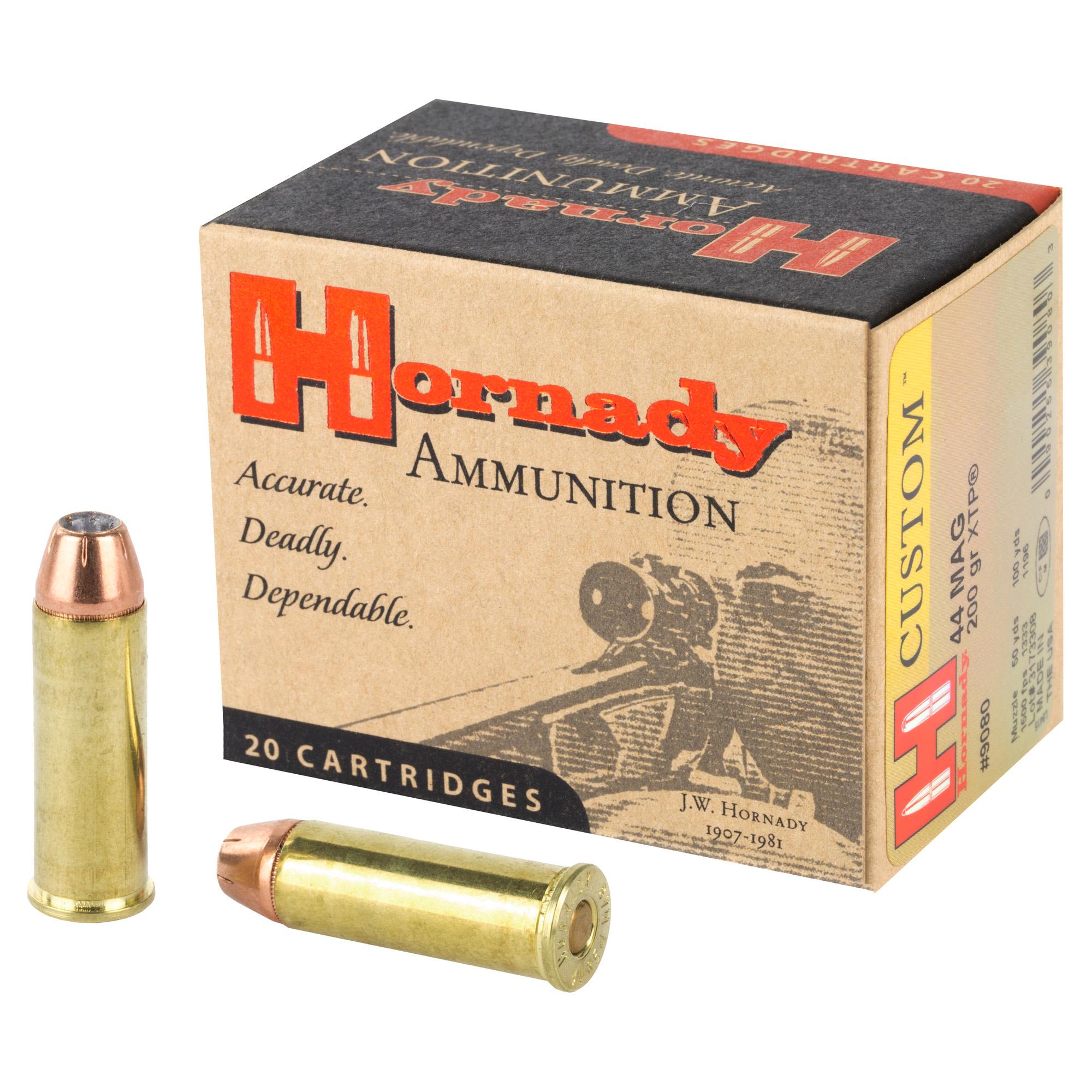 Hand Gun Ammunition HRNDY 44MAG 200GR XTP 20/200 image 1