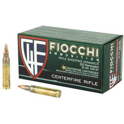 Rifle Ammunition FIOCCHI 223REM 55GR FMJBT 50/1000 image 1