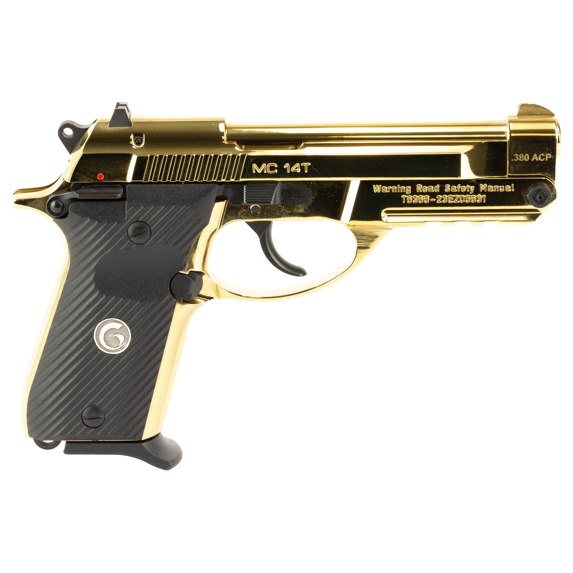 Handguns GIRSAN MC14T 380ACP 4.5" 13RD GOLD image 2
