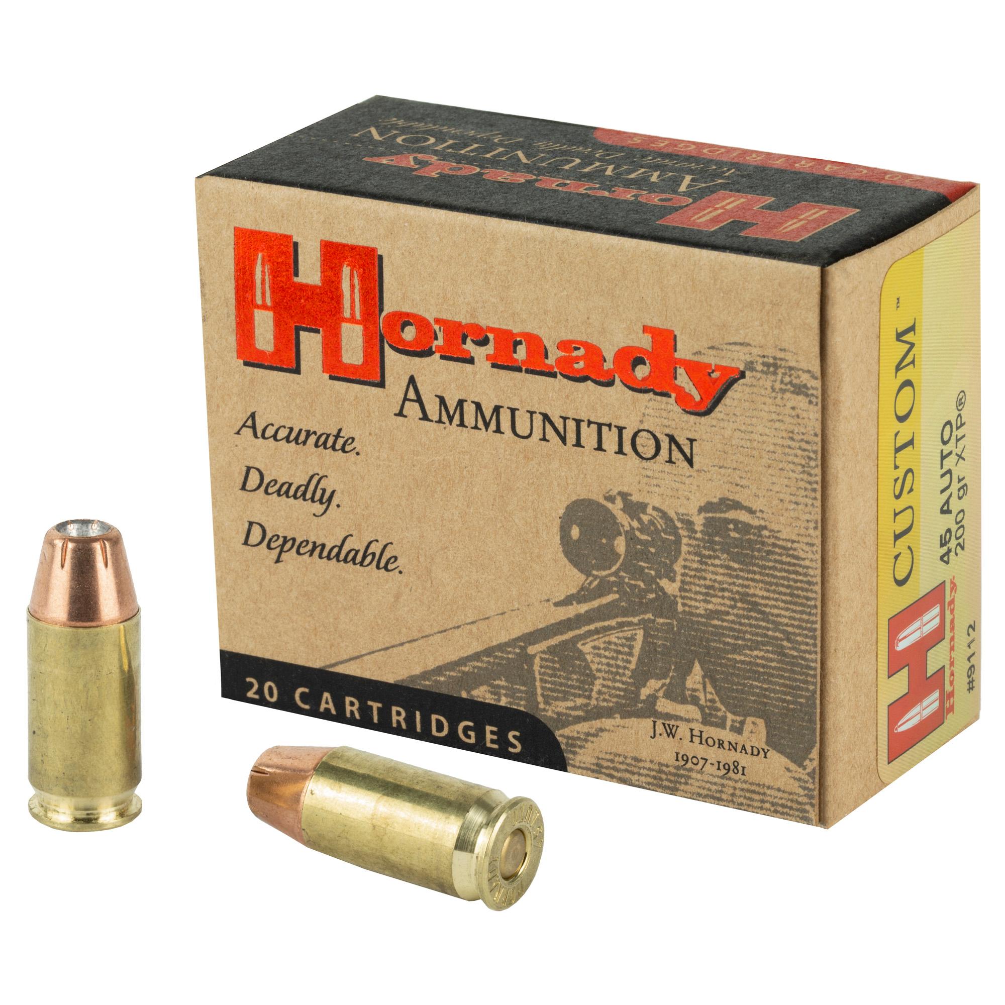 Hand Gun Ammunition HRNDY 45ACP 200GR JHP/XTP 20/200 image 1