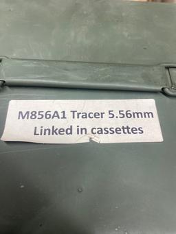 Linked Ammunition Factory M856A1 Tracer — Linked 5.56mm (M27 Link) — 20-Round Belts image 1