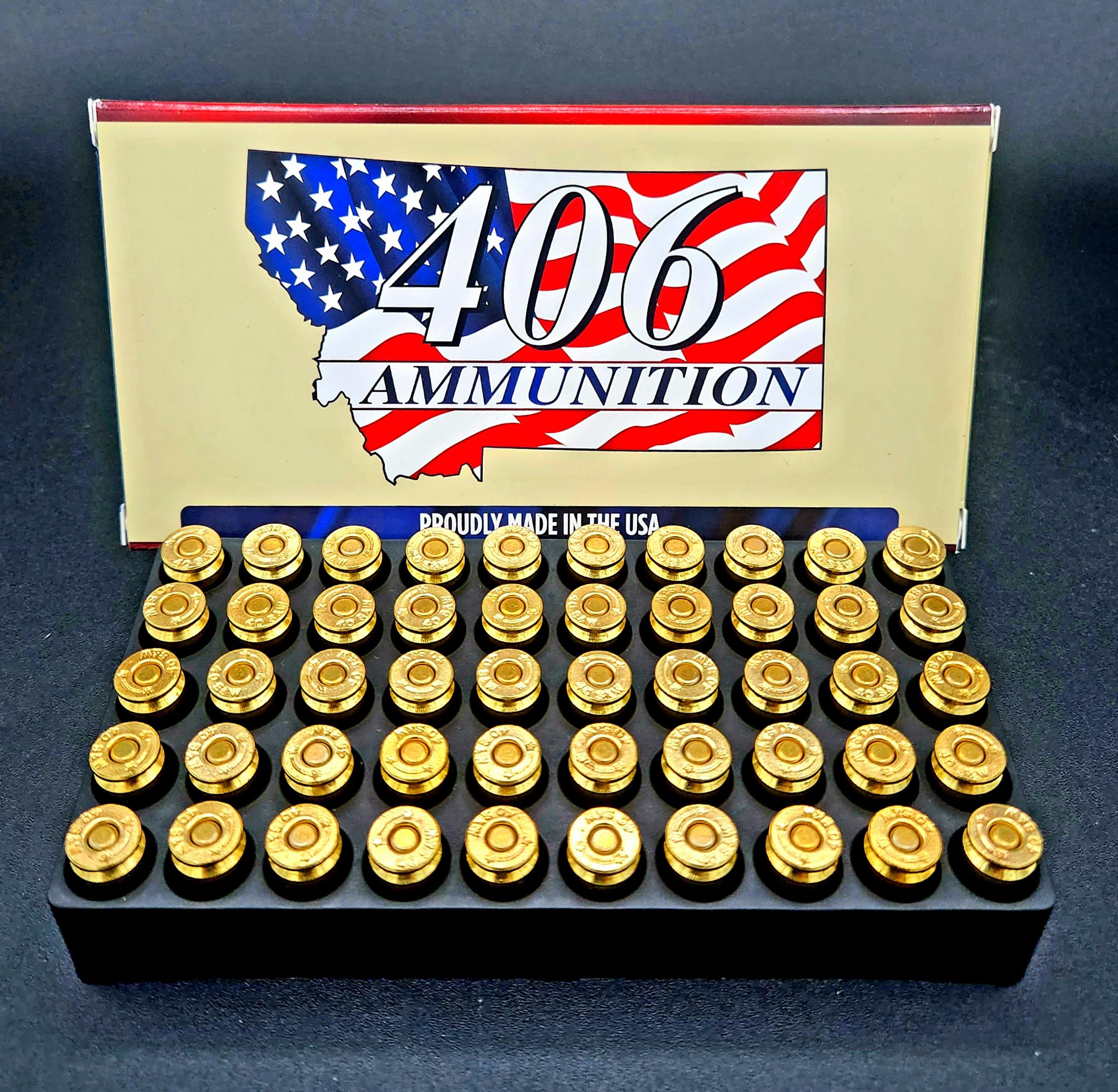 Hand Gun Ammunition 40 S&W 180gr PFP 406 Ammunition image 1