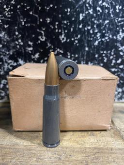 Rifle Ammunition 7.62x39mm East German M43 Steel Core LAP - 20 Rounds image 1